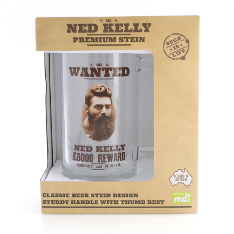 Ned Kelly Beer Stein - Click Image to Close